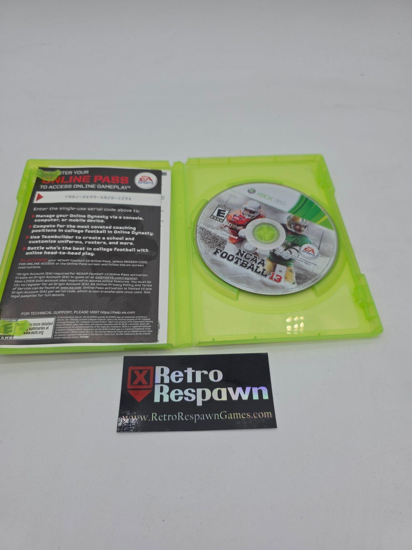 NCAA Football 13 - Xbox 360 (Complete)