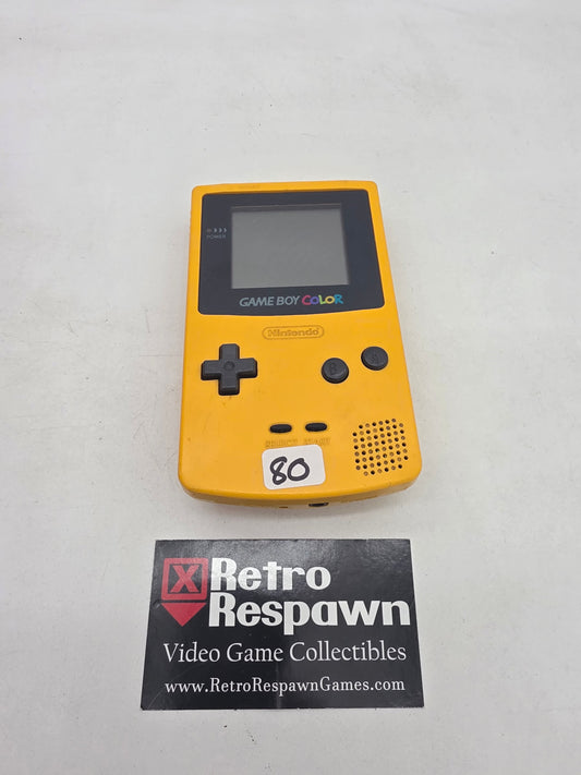 Game Boy Color Yellow - GameBoy Color (Console Only)