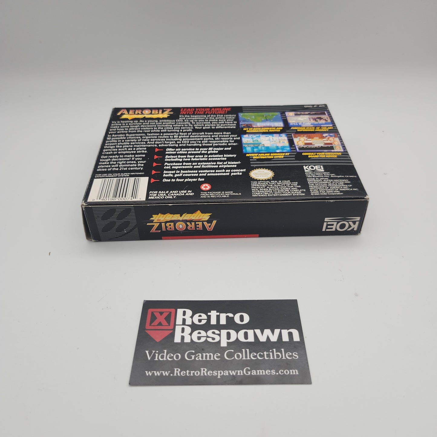 Aerobiz Supersonic - Super Nintendo (No Manual)