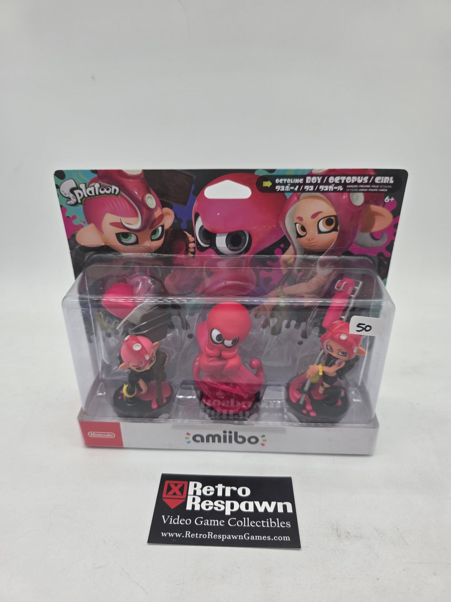 Octoling Boy/Octopus/Girl - Amiibo (Sealed)