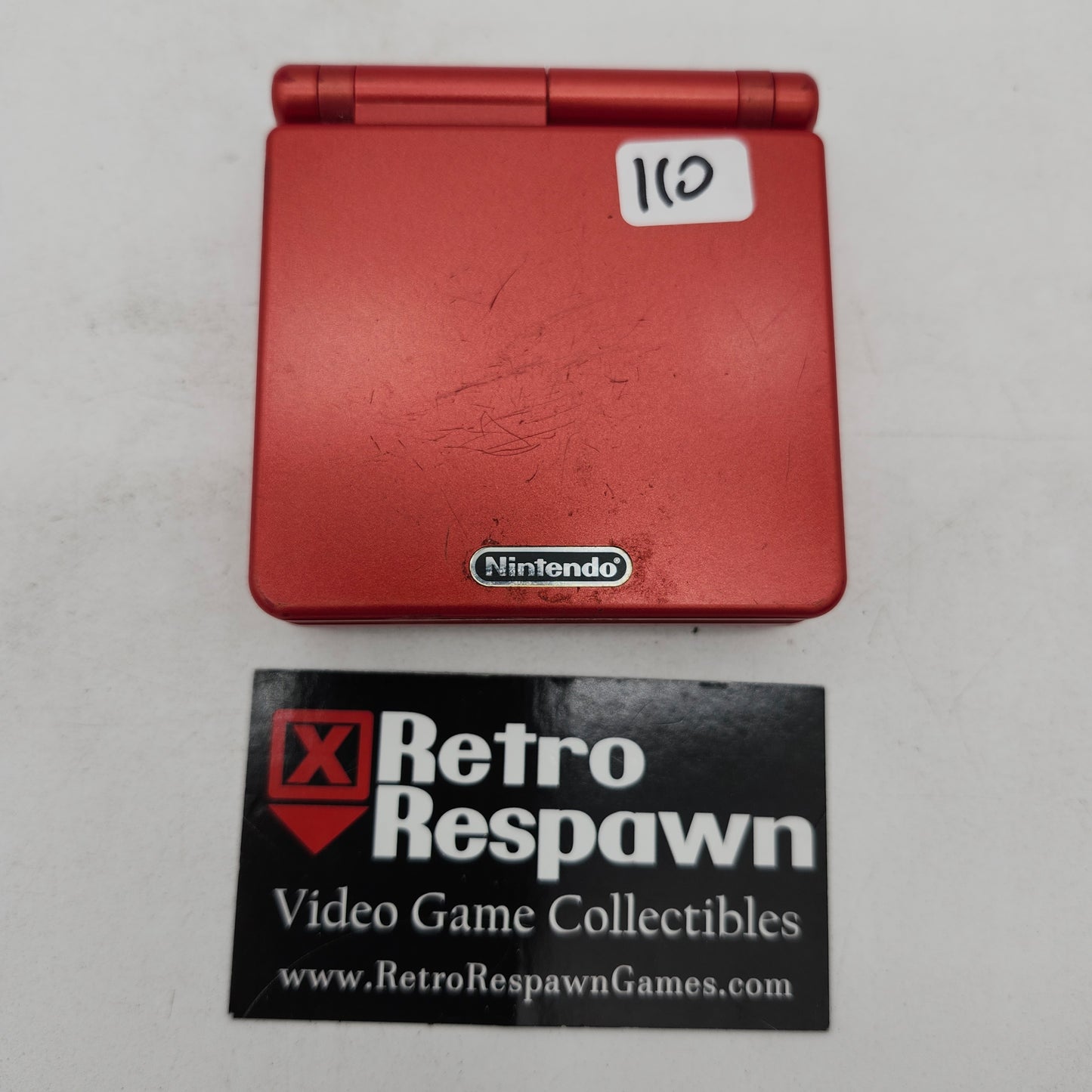 Red Gameboy Advance SP 001 - GameBoy Advance (Console + Charger)