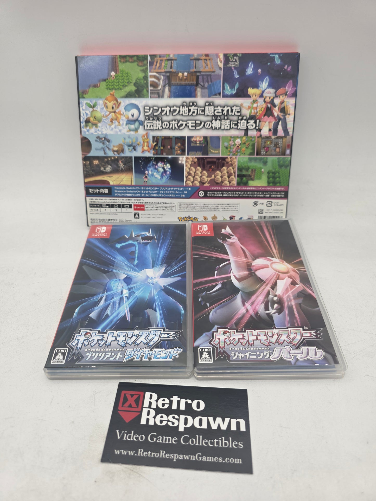 Pokemon Brilliant Diamond and Shining Pearl Double Pack - JP Nintendo Switch (Complete)