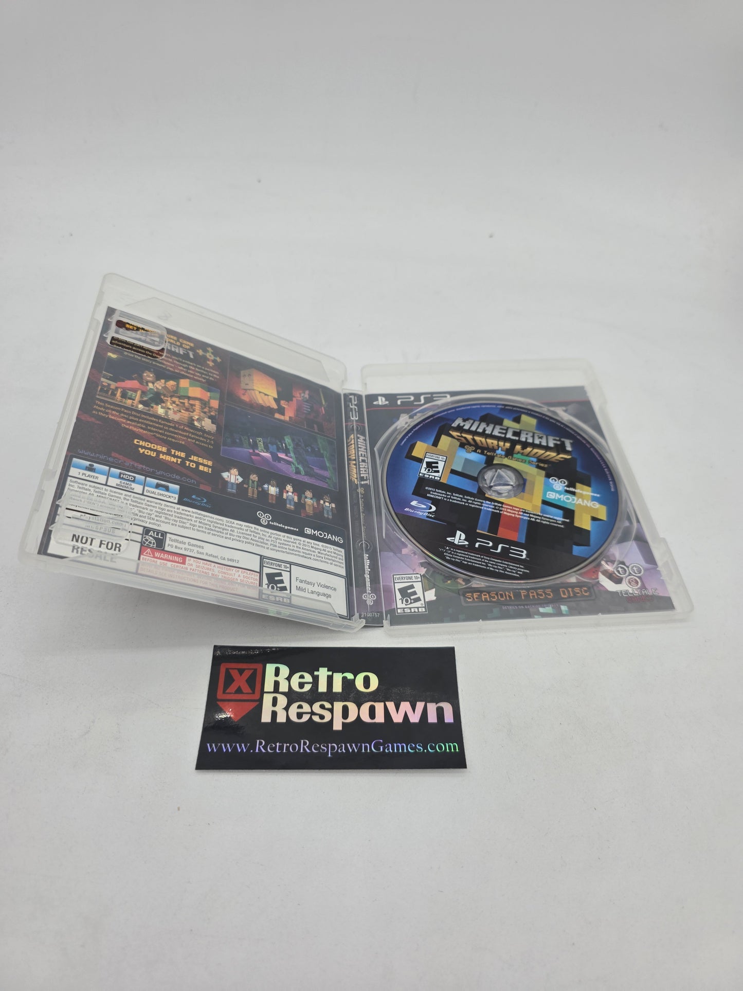 Minecraft: Story Mode Season Pass - Playstation 3 (Missing Manual)