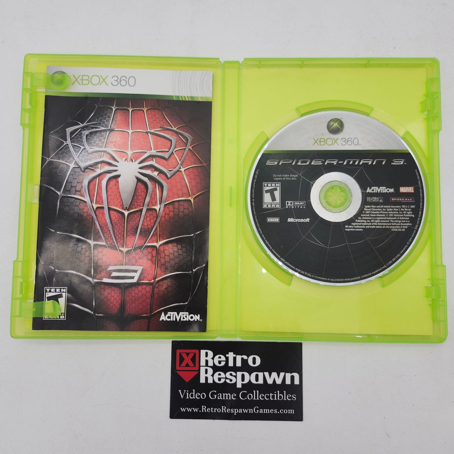 Spiderman 3 - Xbox 360 (Complete)