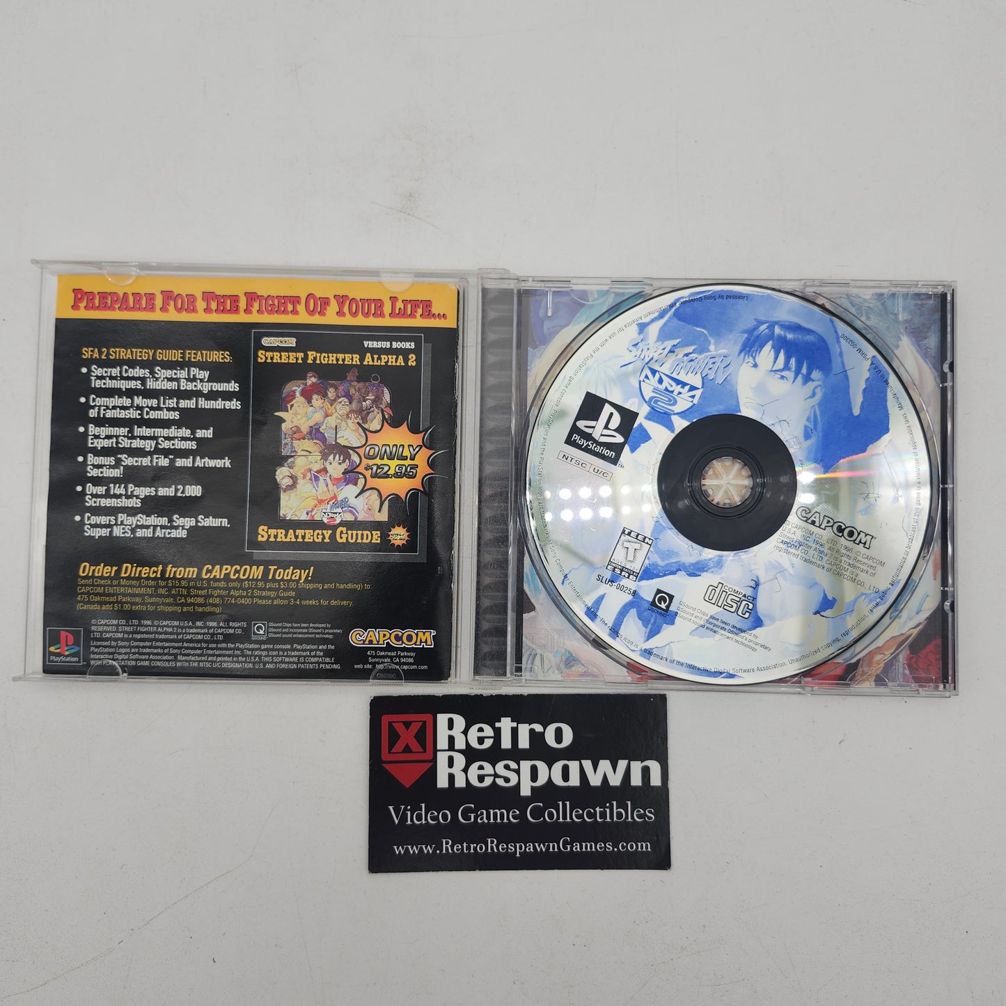 Street Fighter Alpha 2 - Playstation (Complete)