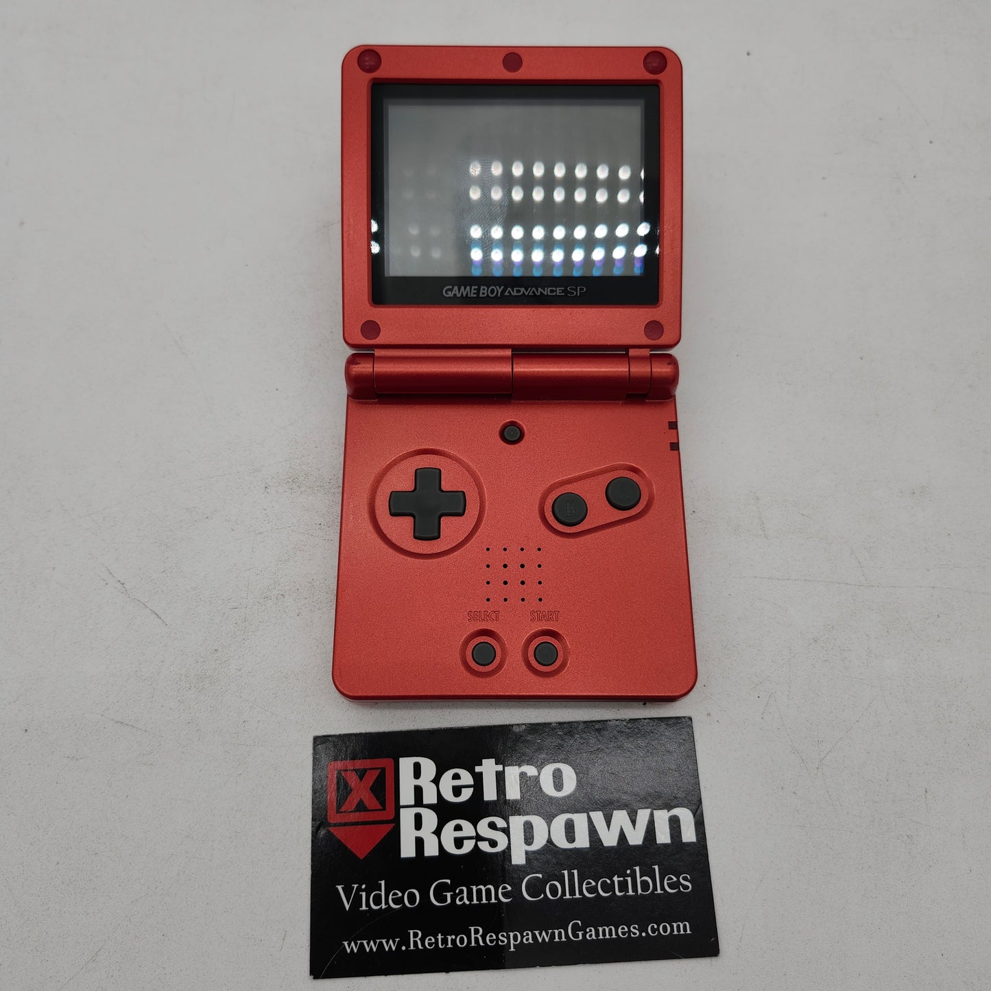 Red Gameboy Advance SP 001 - GameBoy Advance (Console + Charger)