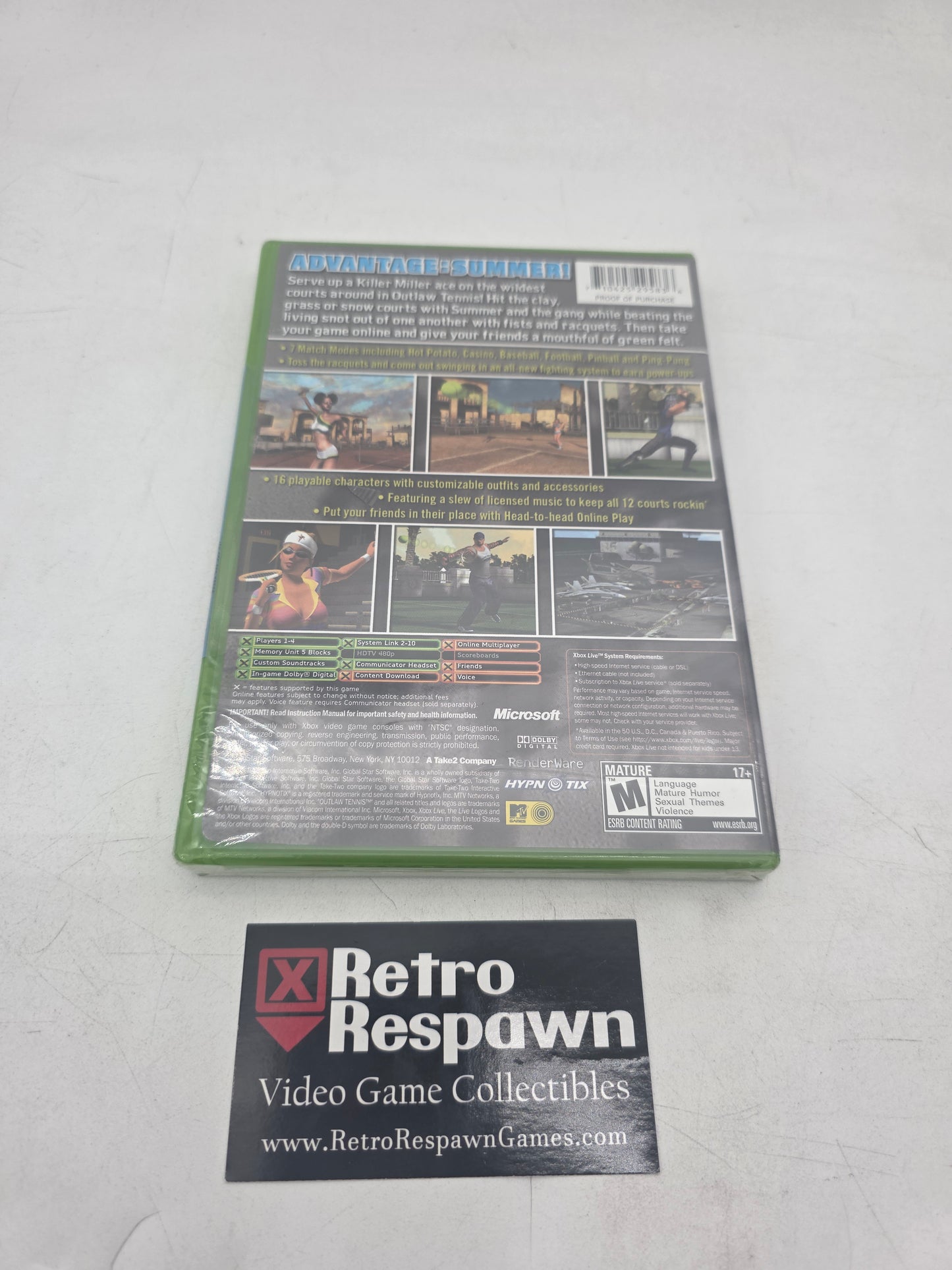 Outlaw Tennis - Xbox (Sealed)