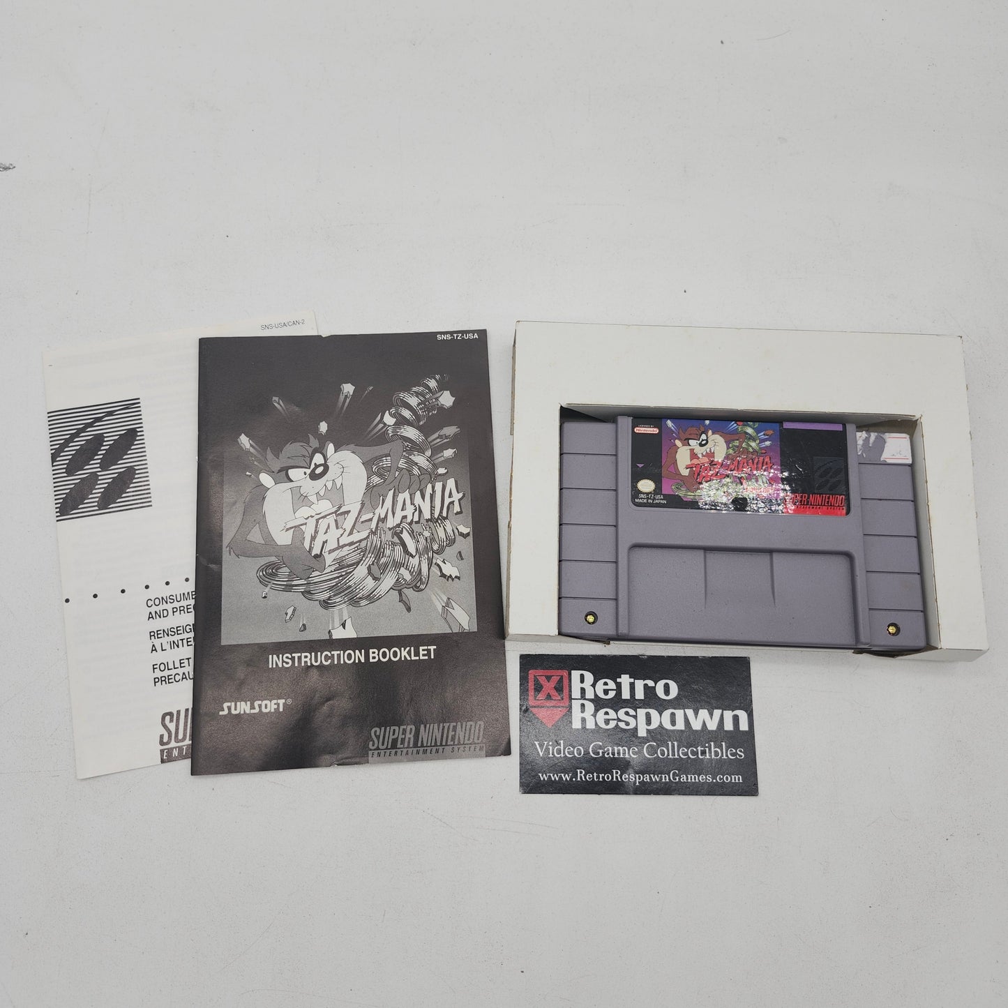 Taz-Mania - Super Nintendo (Complete)