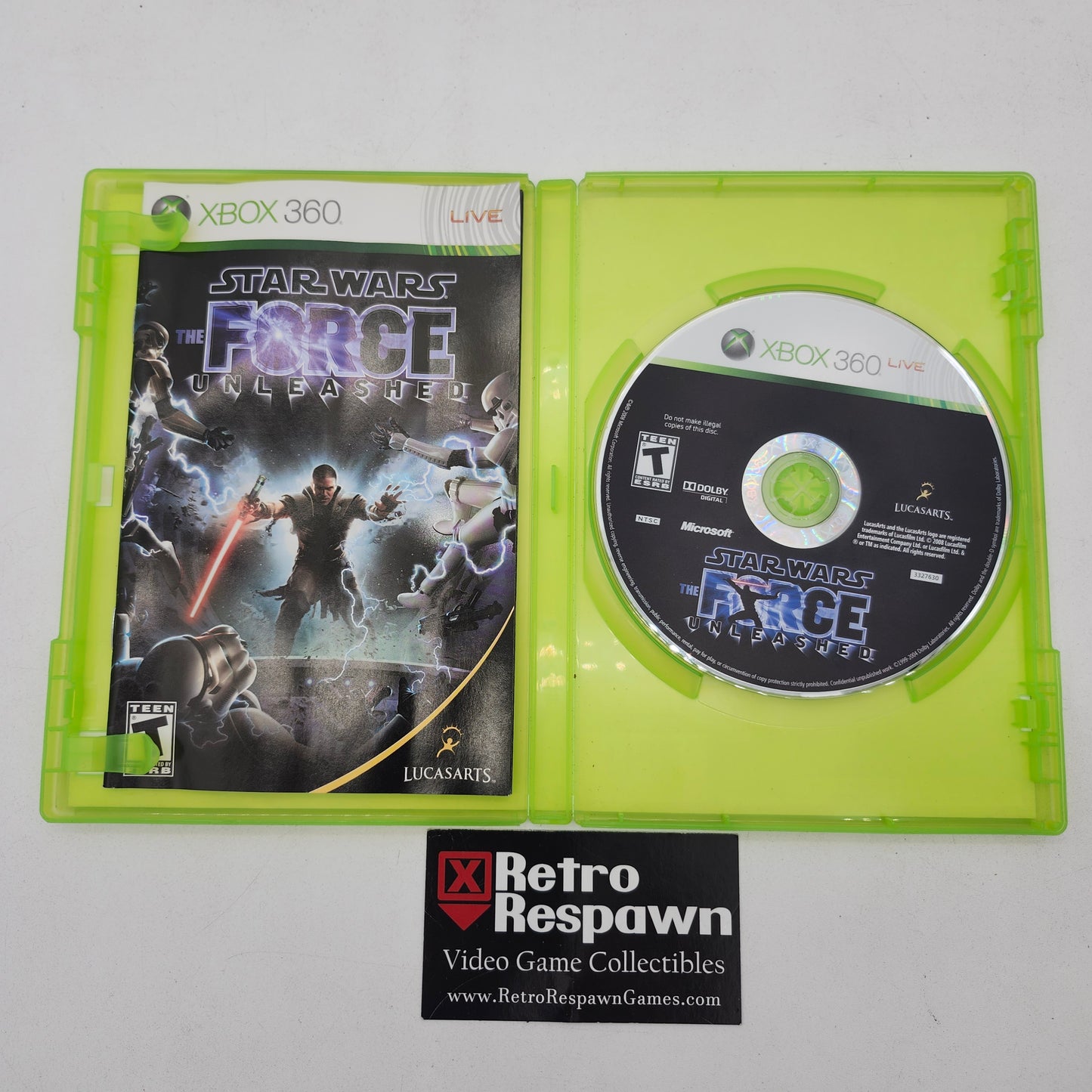 Star Wars The Force Unleashed - Xbox 360 (Complete)
