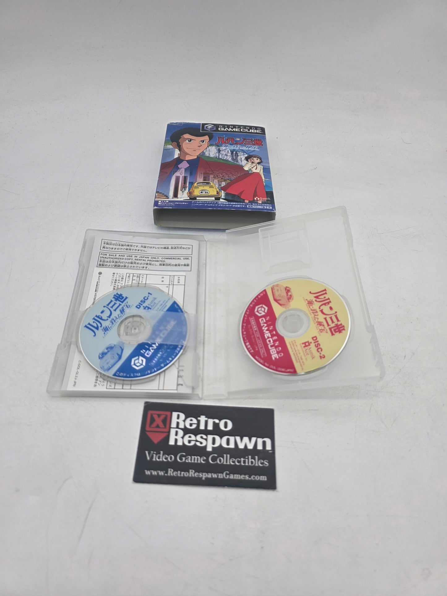 Lupin the 3rd Lost Treasure Under the Sea - JP Gamecube (Complete)