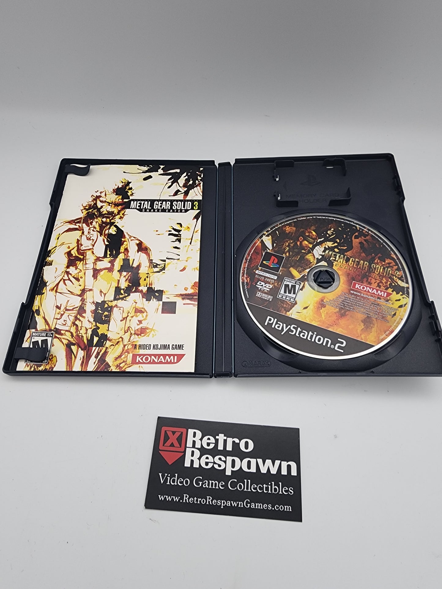 Metal Gear Solid 3 Snake Eater - Playstation 2 (Complete)