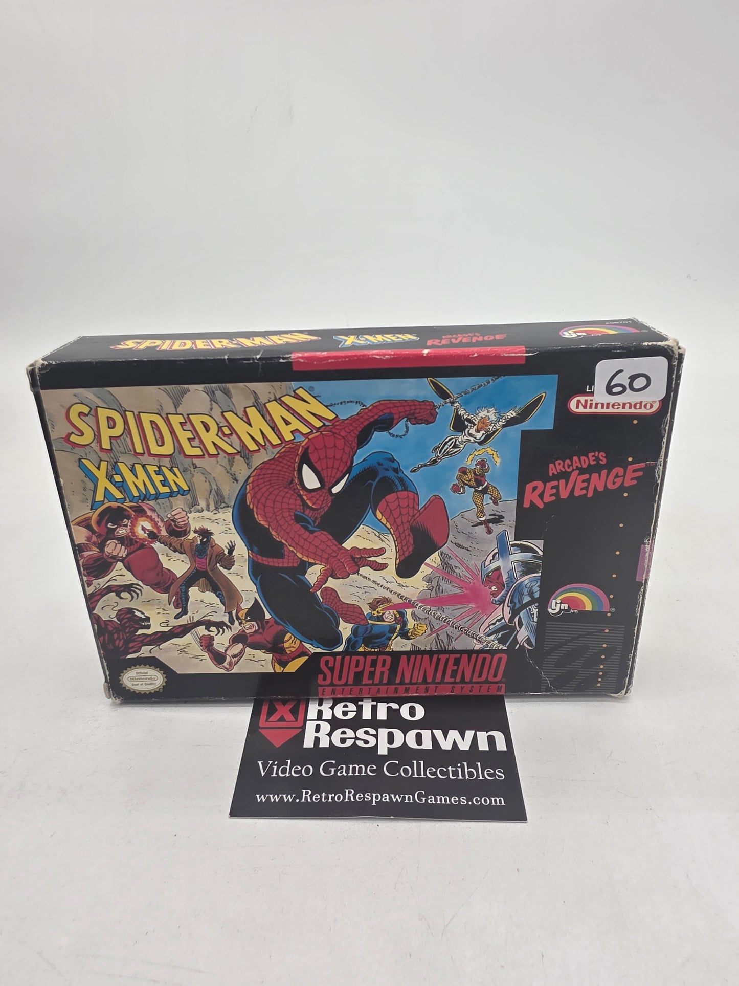 Spiderman X-Men Arcade's Revenge - Super Nintendo (Complete)