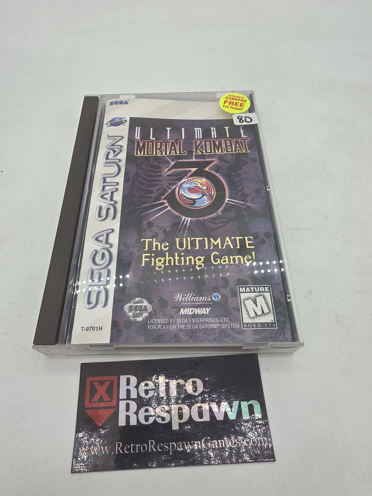 Ultimate Mortal Kombat 3 - Sega Saturn (Complete)