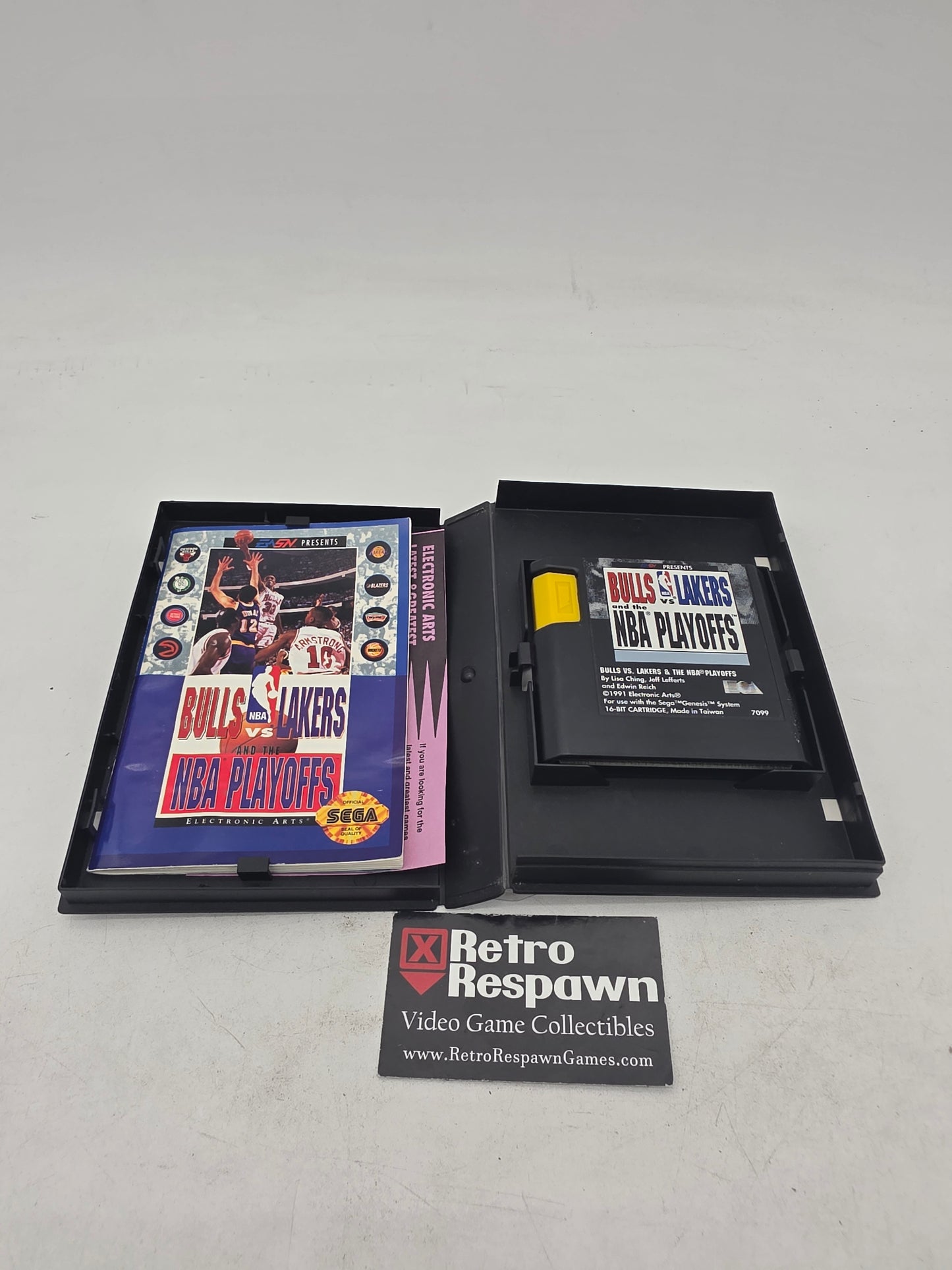 Bulls vs Lakers and the NBA Playoffs - Sega Genesis (Complete)