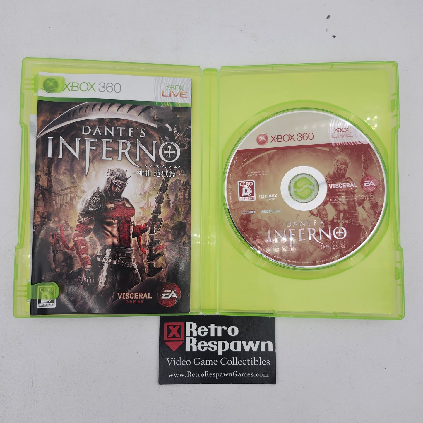 Dante's Inferno - JP Xbox 360 (Complete)