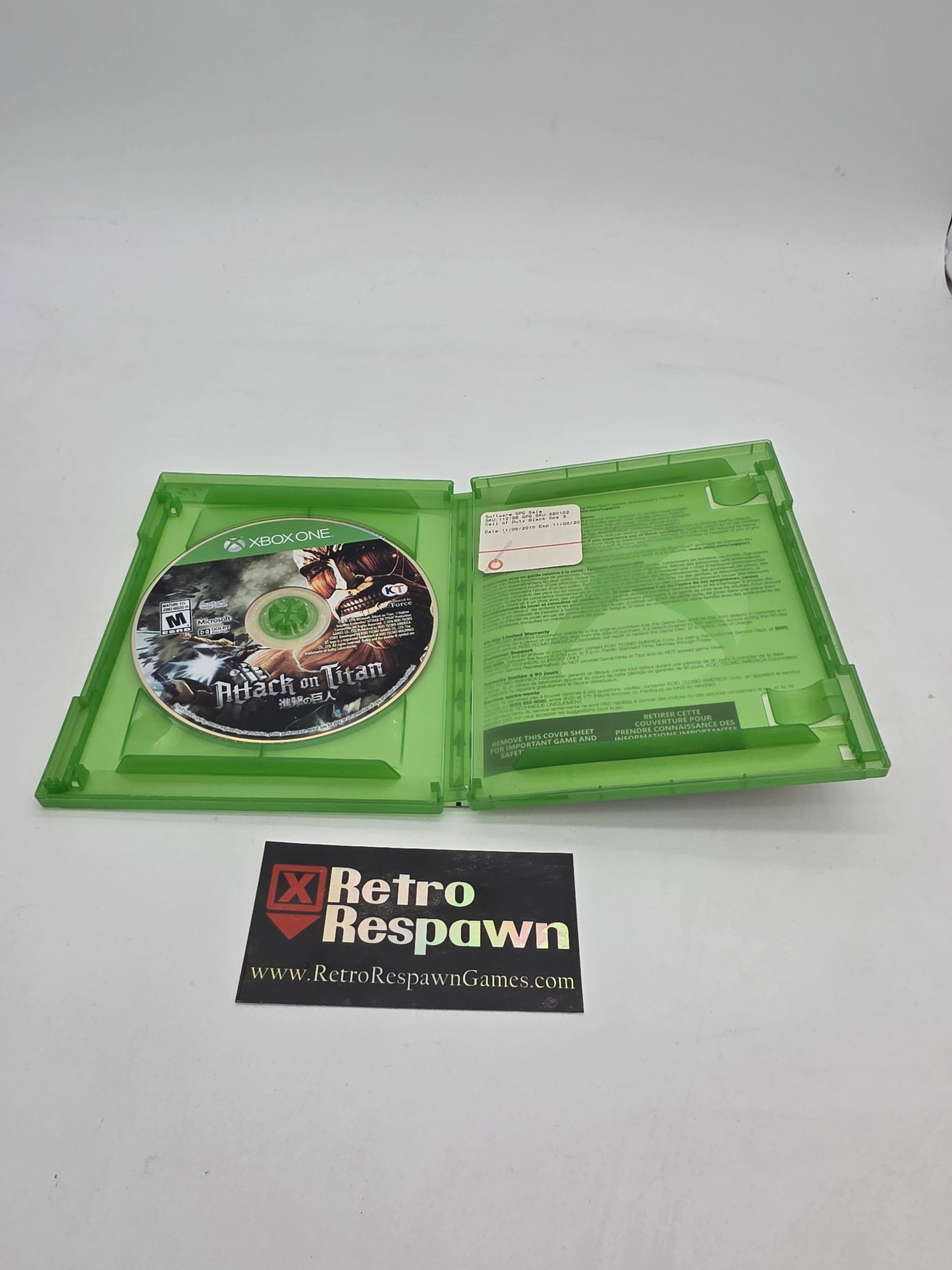 Attack on Titan - Xbox One (Complete)