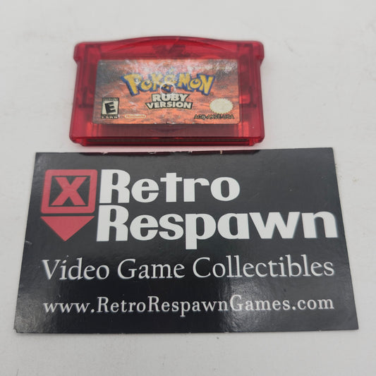 Pokemon Ruby Bad Label - GameBoy Advance (Game Only)