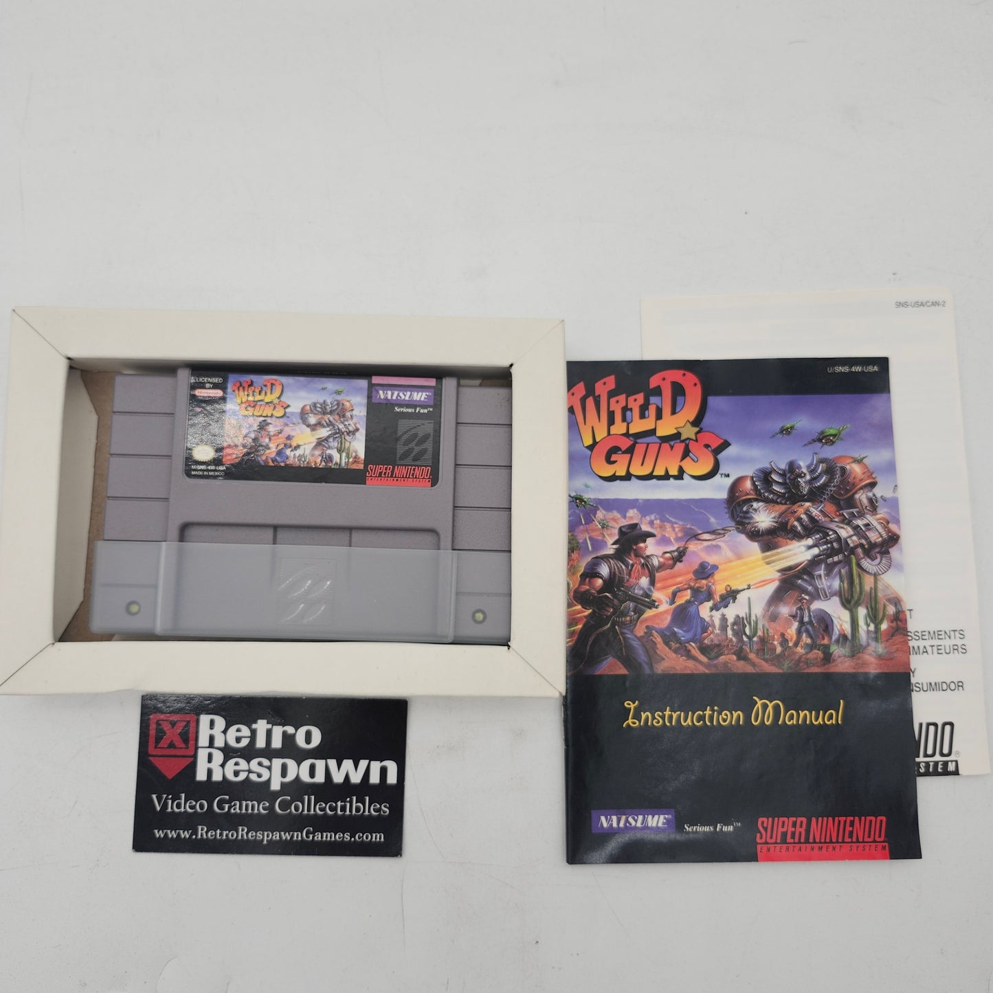 Wild Guns - Super Nintendo (Complete)