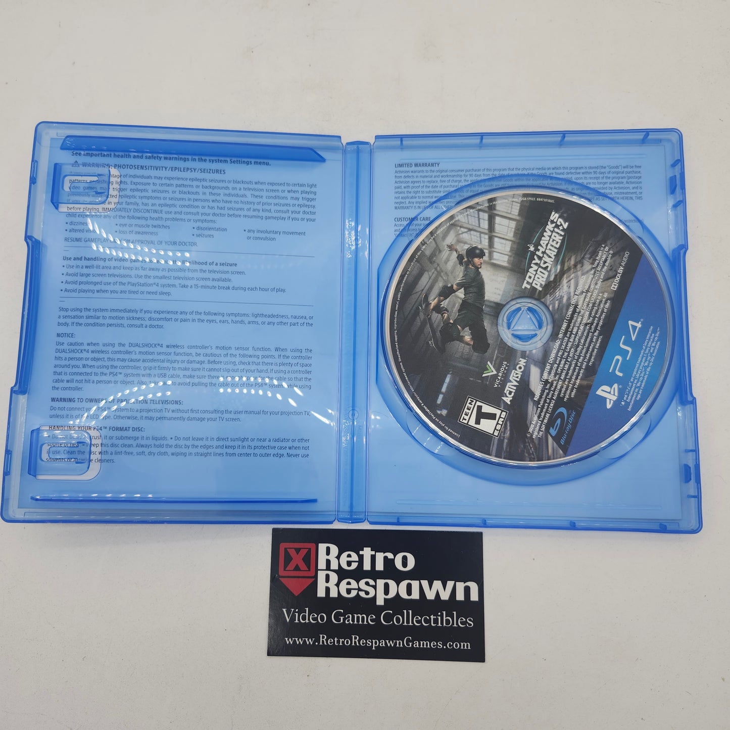 Tony Hawk's Pro Skater 1 and 2 - Playstation 4 (Complete)