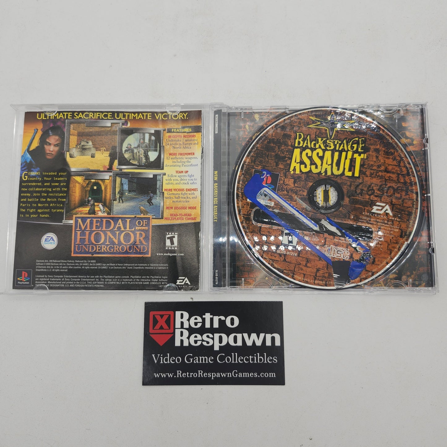 WCW Backstage Assault - Playstation (Complete)