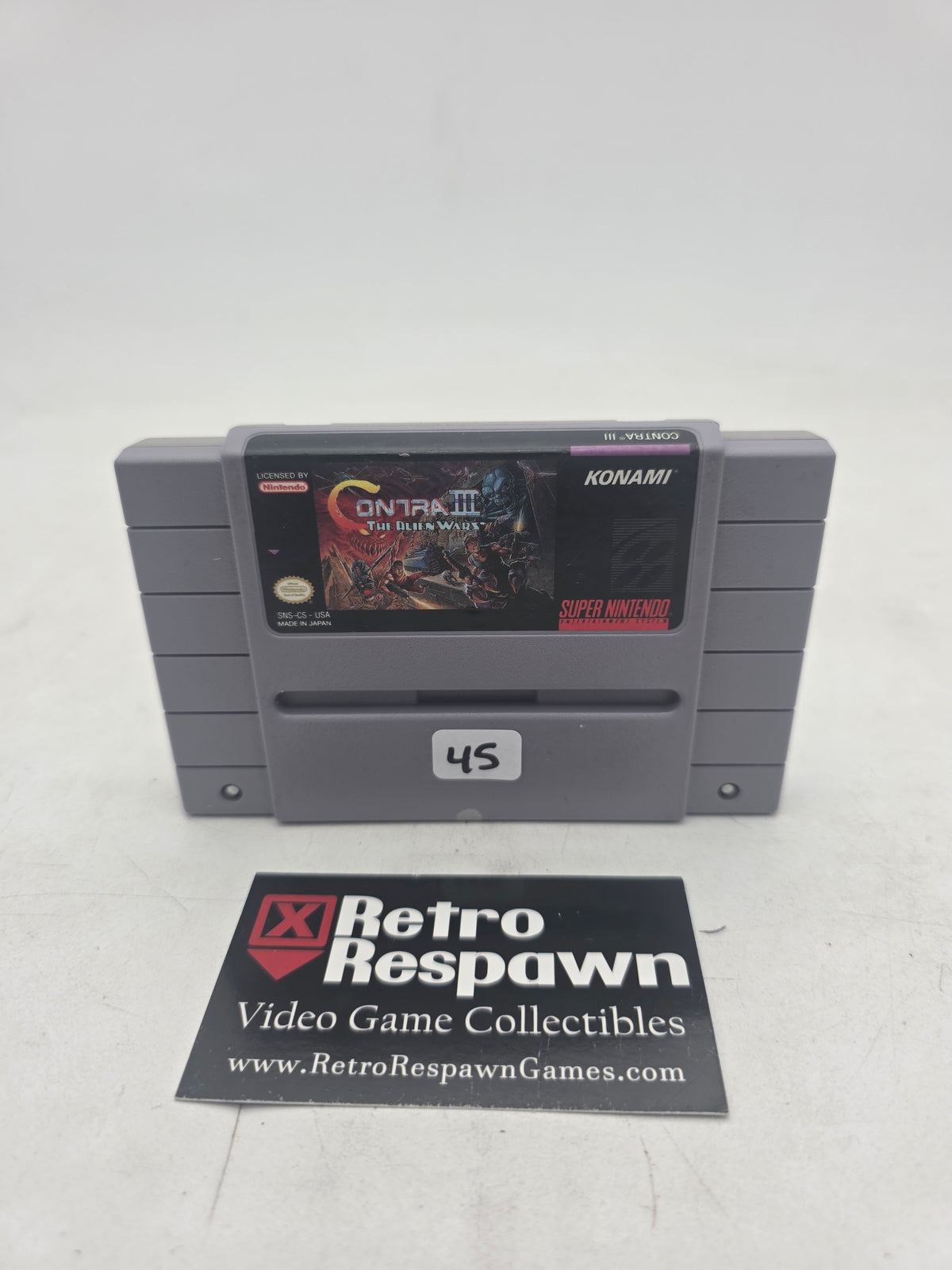Contra III The Alien Wars - Super Nintendo (Game Only)