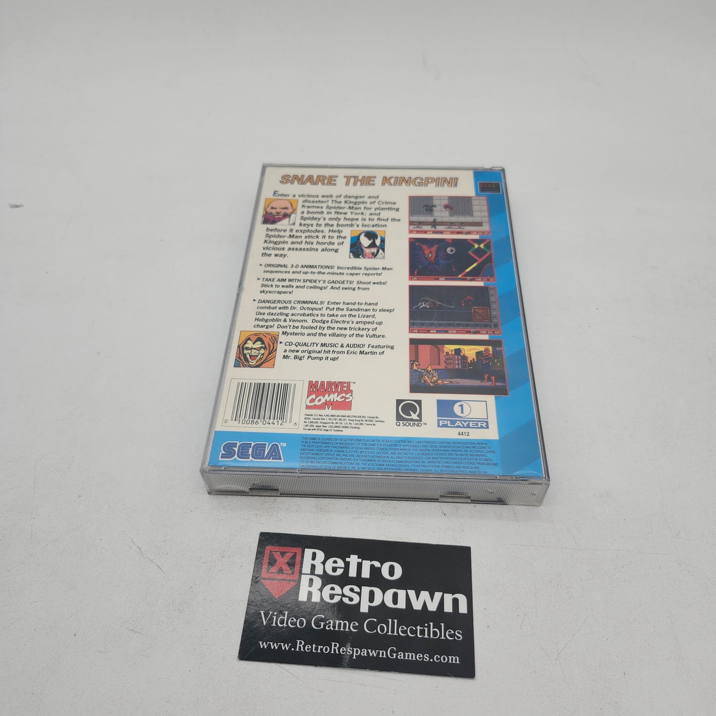Amazing Spider-Man vs. The Kingpin - Sega CD (Complete)