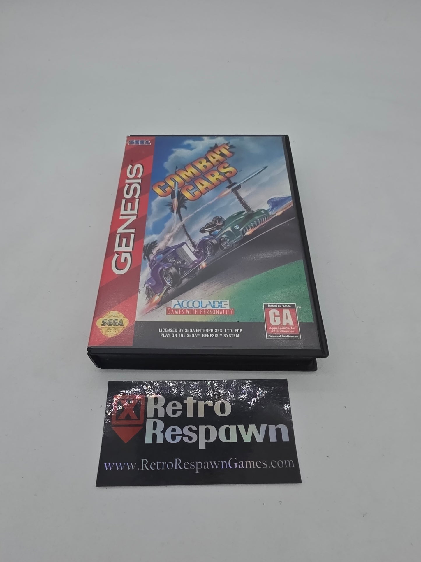 Combat Cars - Sega Genesis (Complete)