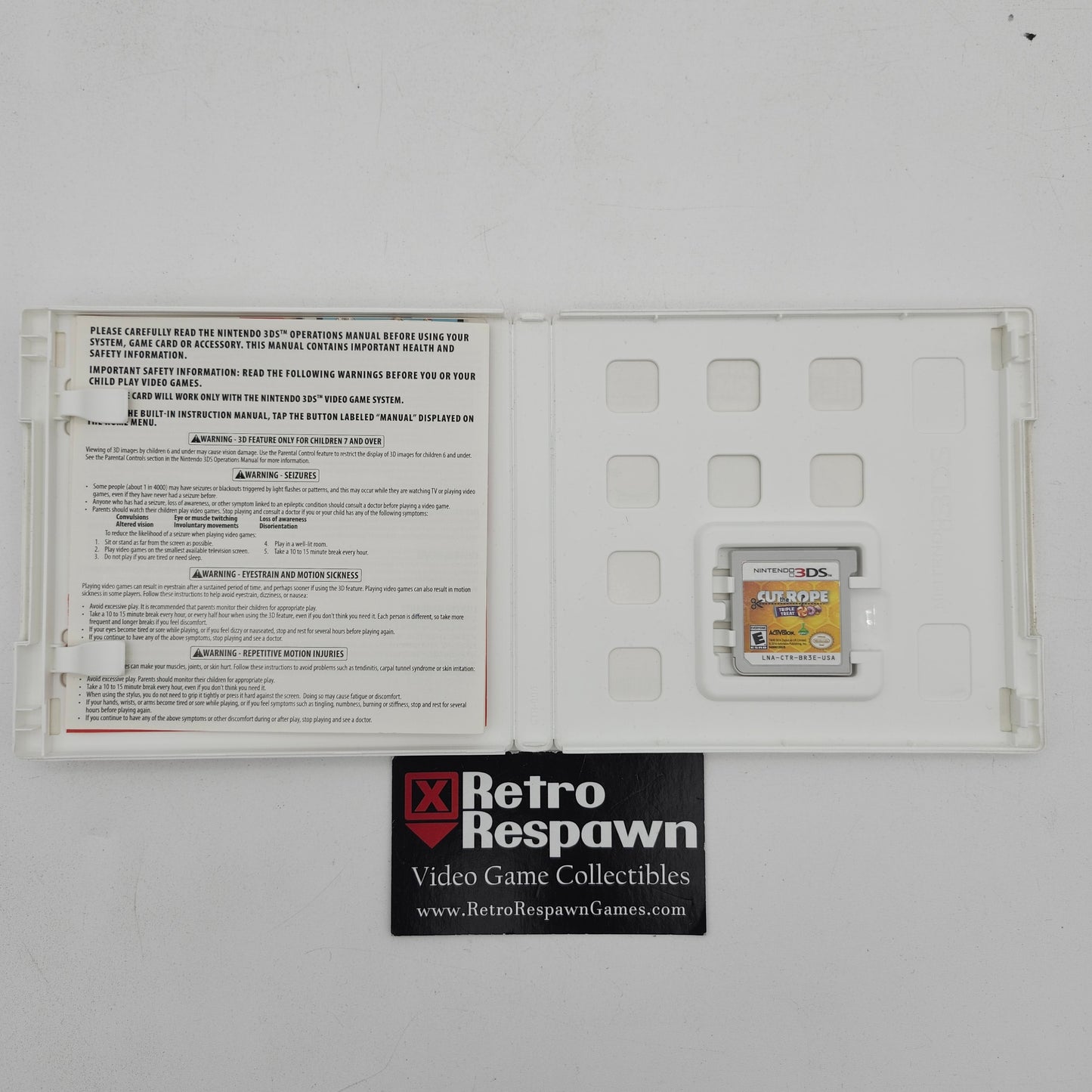 Cut the Rope: Triple Treat - Nintendo 3DS (Complete)