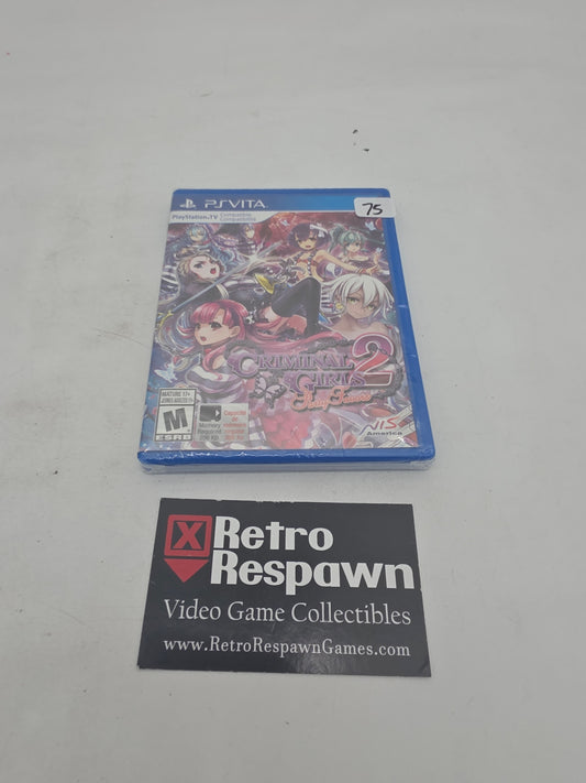 Criminal Girls 2: Party Favors - Playstation Vita (Sealed)