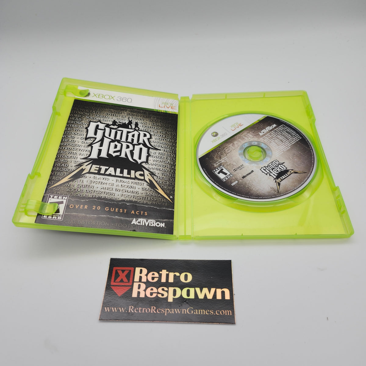 Guitar Hero: Metallica - Xbox 360 (Complete)