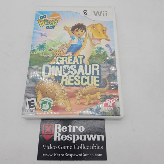 Go, Diego, Go: Great Dinosaur Rescue - Wii (Complete)