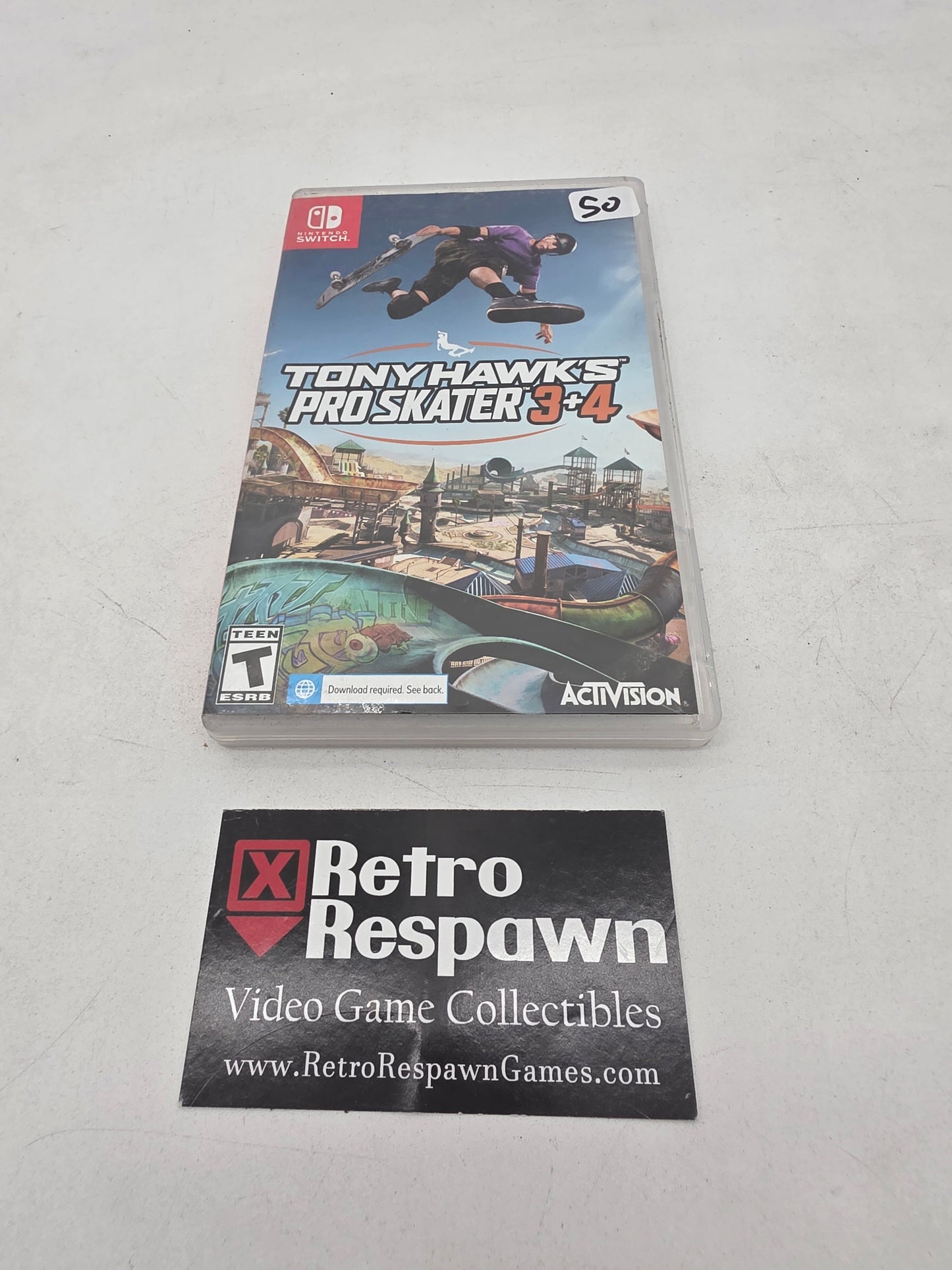 Tony Hawk's Pro Skater 3 + 4 - Nintendo Switch (Complete)