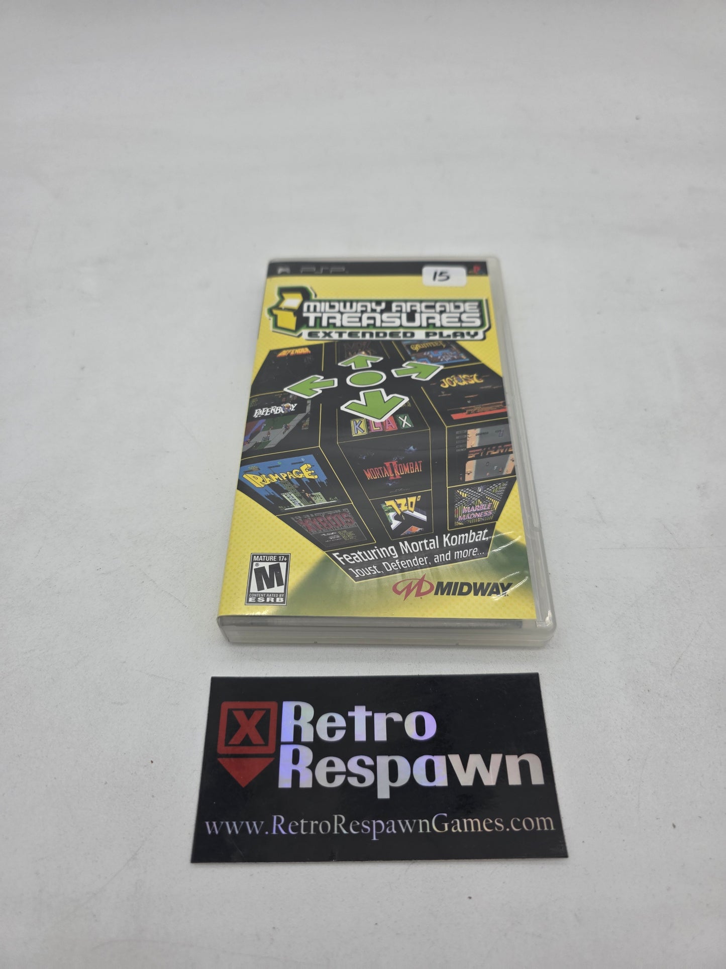 Midway Arcade Treasures Extended Play - PSP (Complete)