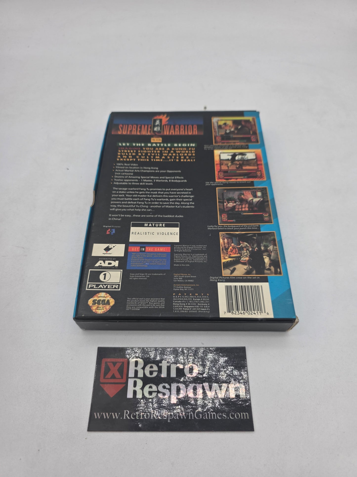 Supreme Warrior - Sega CD (Complete)