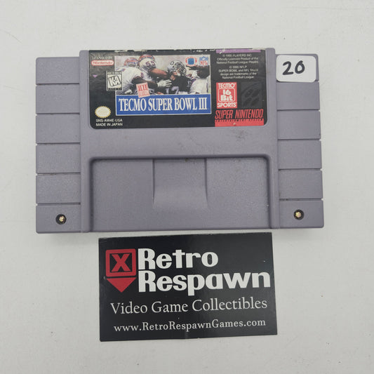 Tecmo Super Bowl III - Super Nintendo