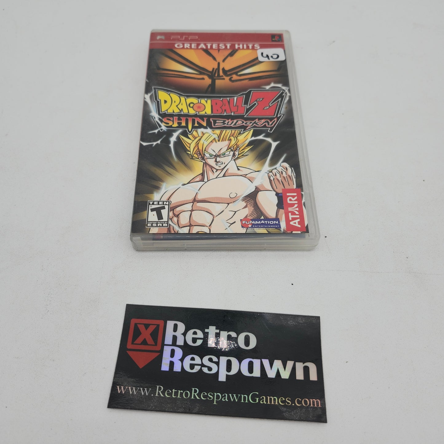 Dragon Ball Z Shin Budokai (Greatest Hits) - PSP (Complete)