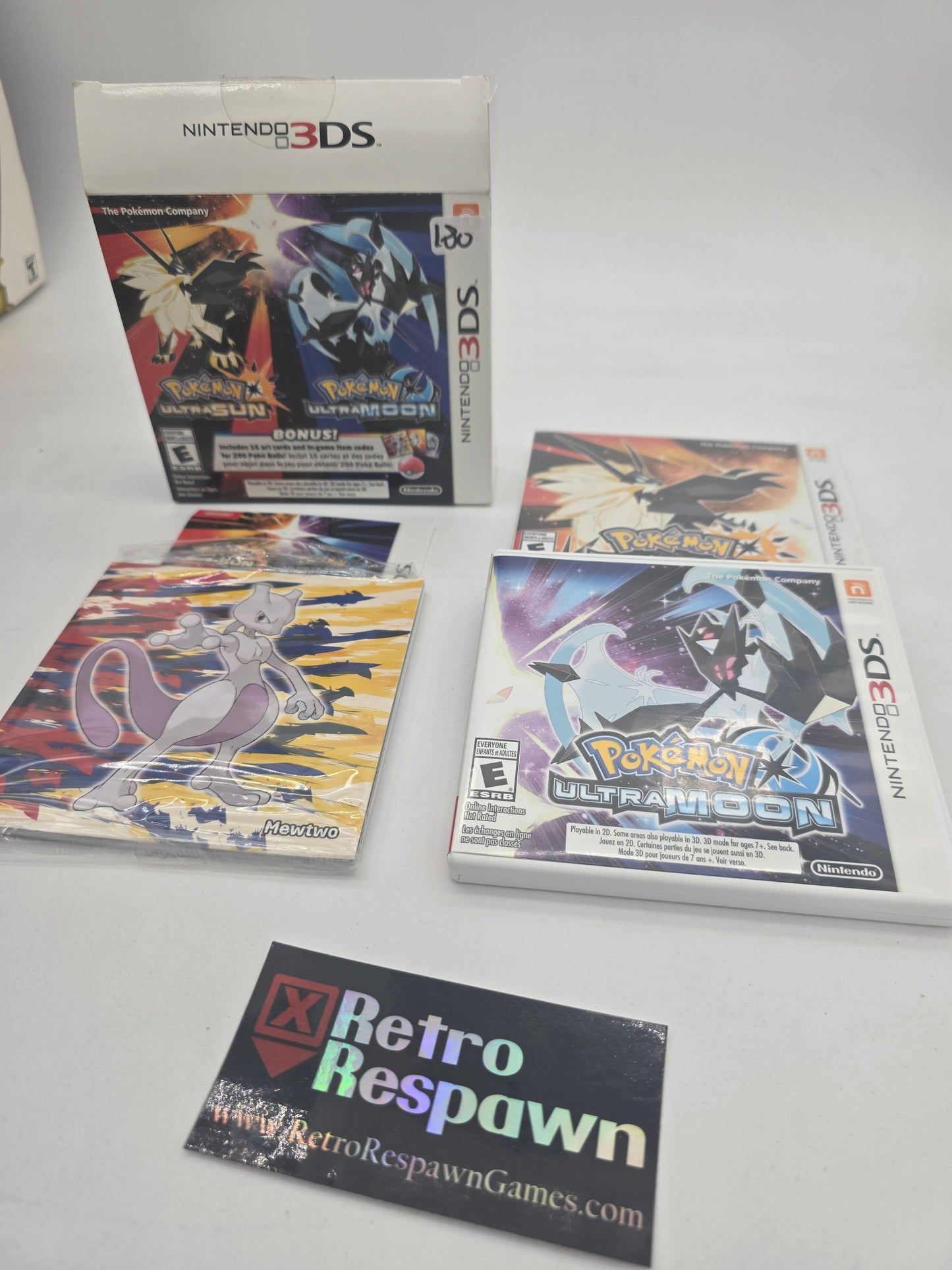 Pokemon Ultra Sun & Pokemon Ultra Moon Dual Pack - Nintendo 3DS (Complete)