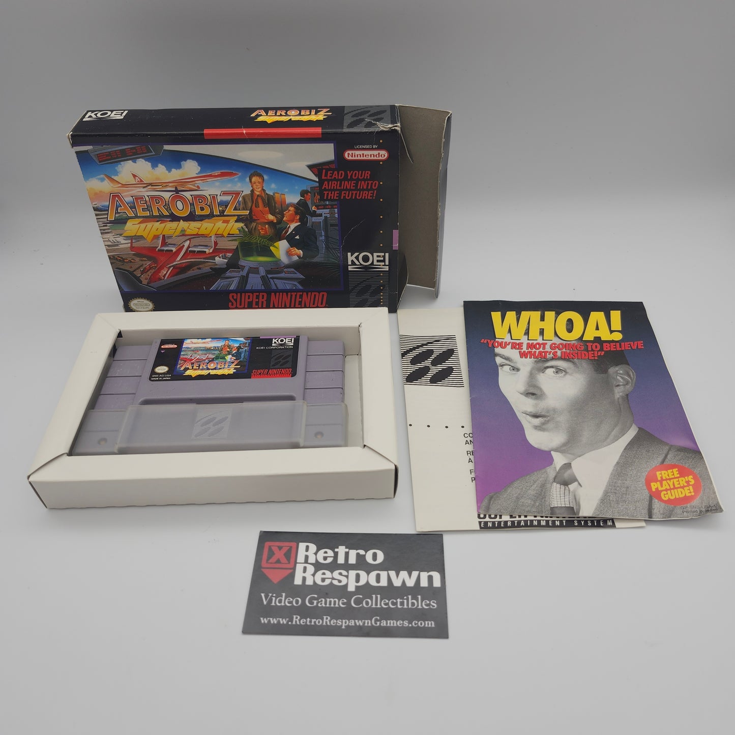 Aerobiz Supersonic - Super Nintendo (No Manual)