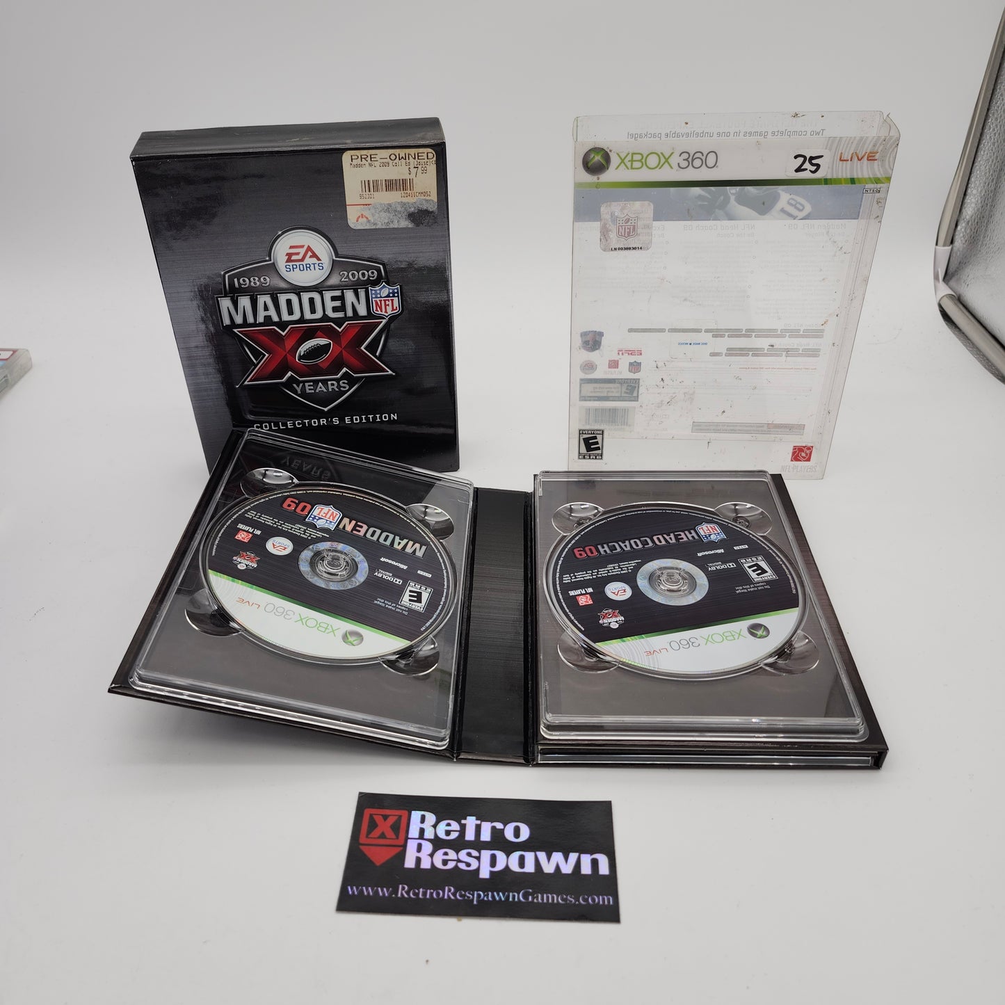 Madden 2009 20th Anniversary Edition - Xbox 360 (Complete)