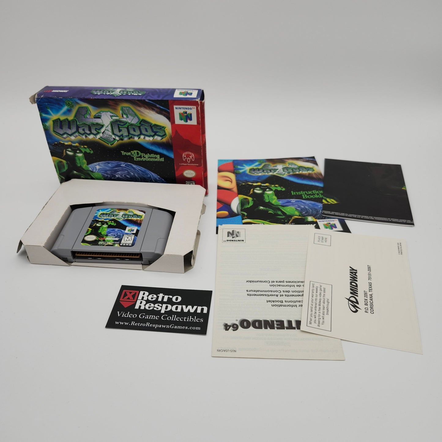 War Gods - Nintendo 64 (Complete)