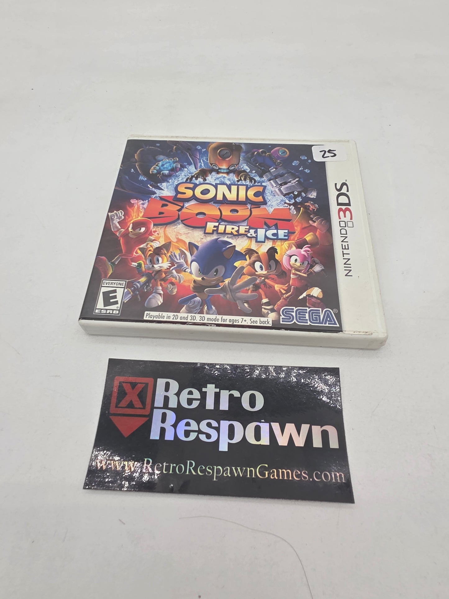 Sonic Boom: Fire & Ice - Nintendo 3DS (Complete)