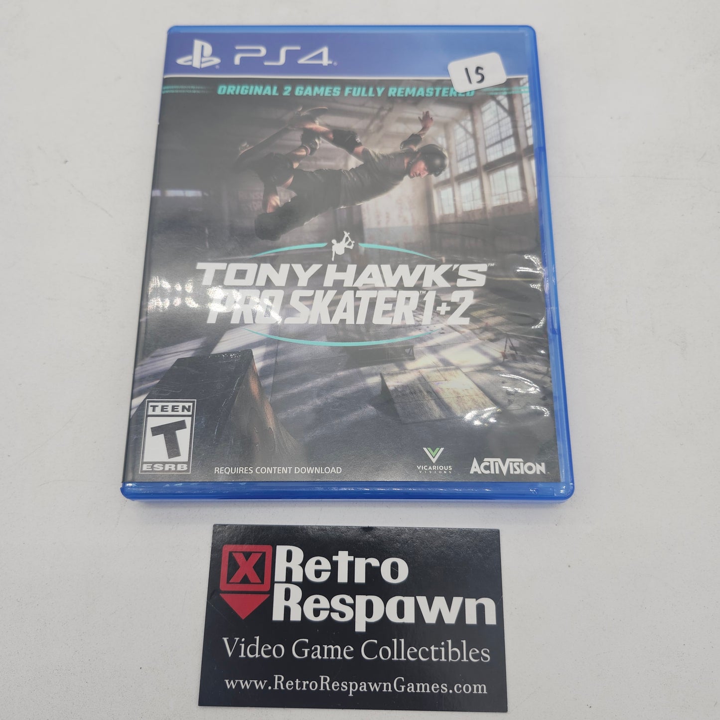 Tony Hawk's Pro Skater 1 and 2 - Playstation 4 (Complete)