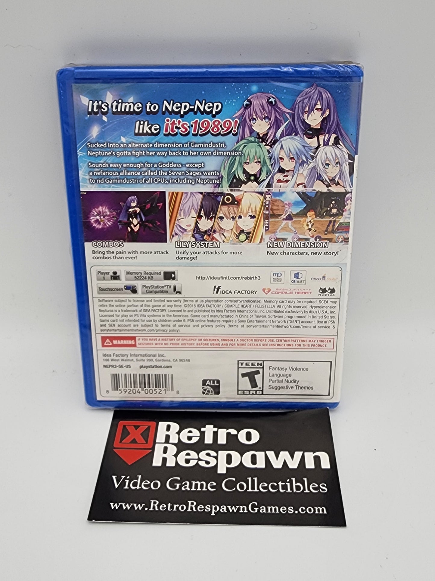 Hyperdimension Neptunia Re;Birth 3: V Generation - Playstation Vita (PSVita) (Sealed)