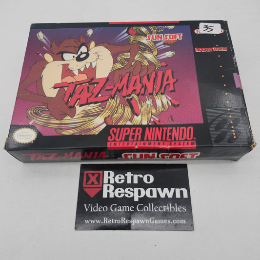 Taz-Mania - Super Nintendo (Complete)