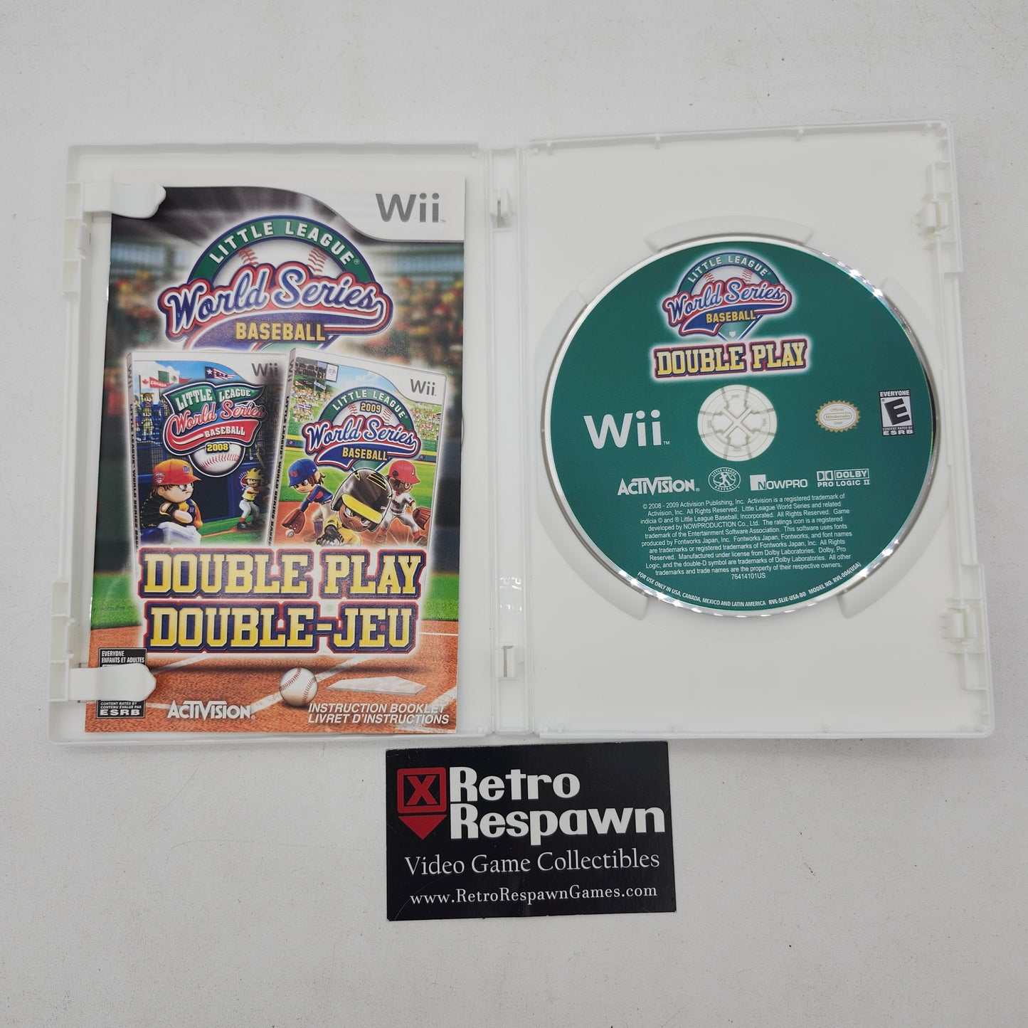 Little League World Series Double Play - Wii (Complete)