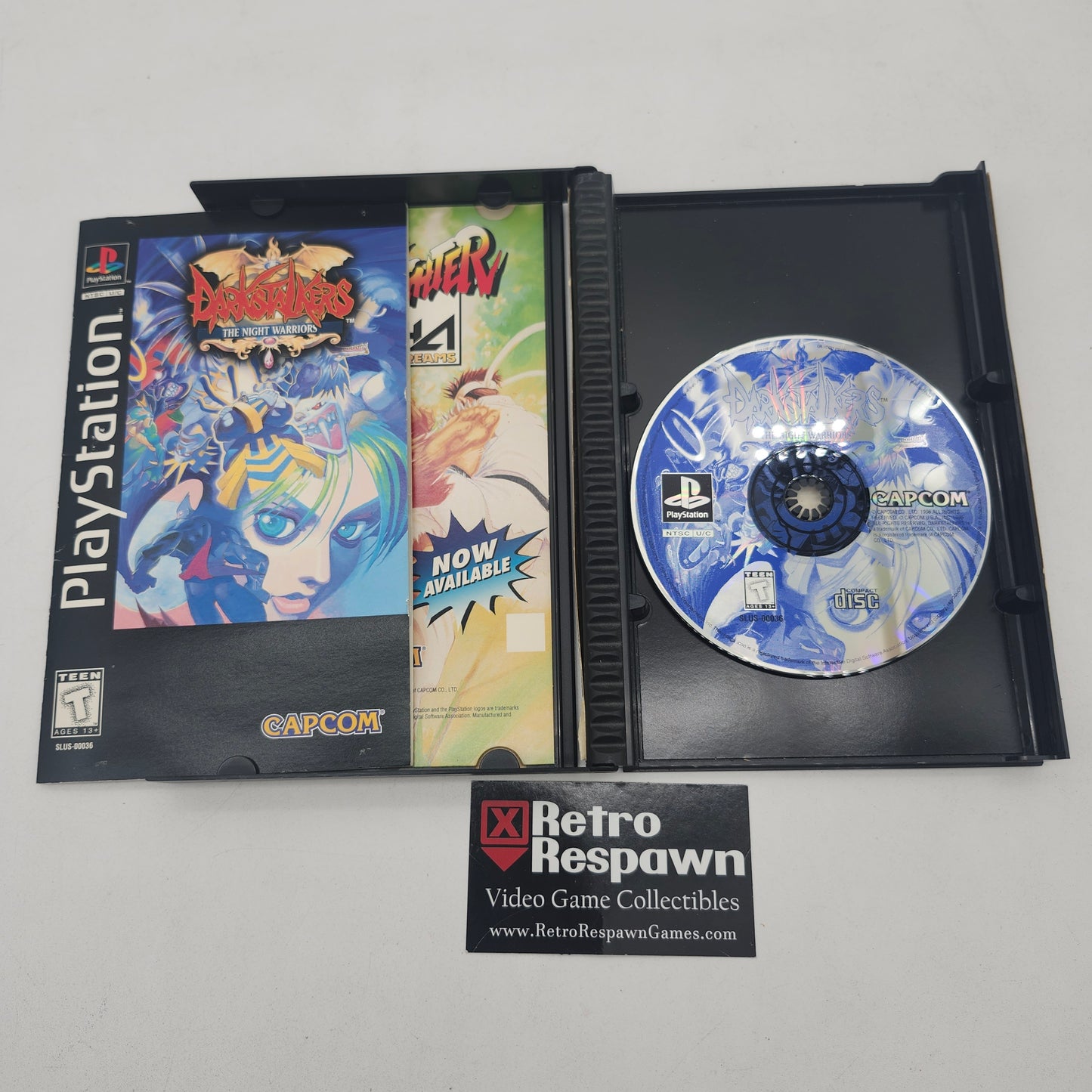 Darkstalkers The Night Warriors - Playstation (Complete)