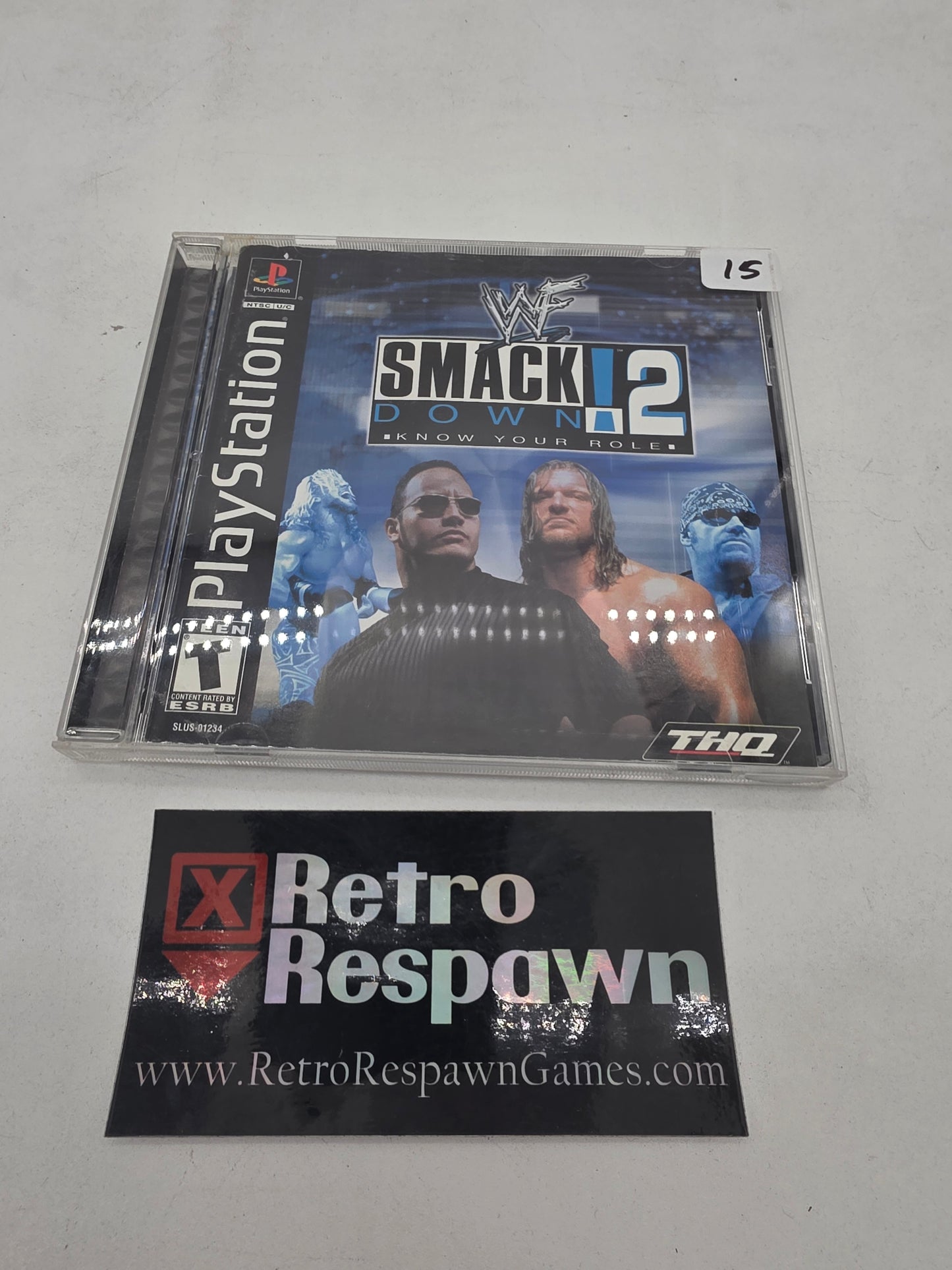 WWF Smackdown 2: Know Your Role - Playstation (Complete)
