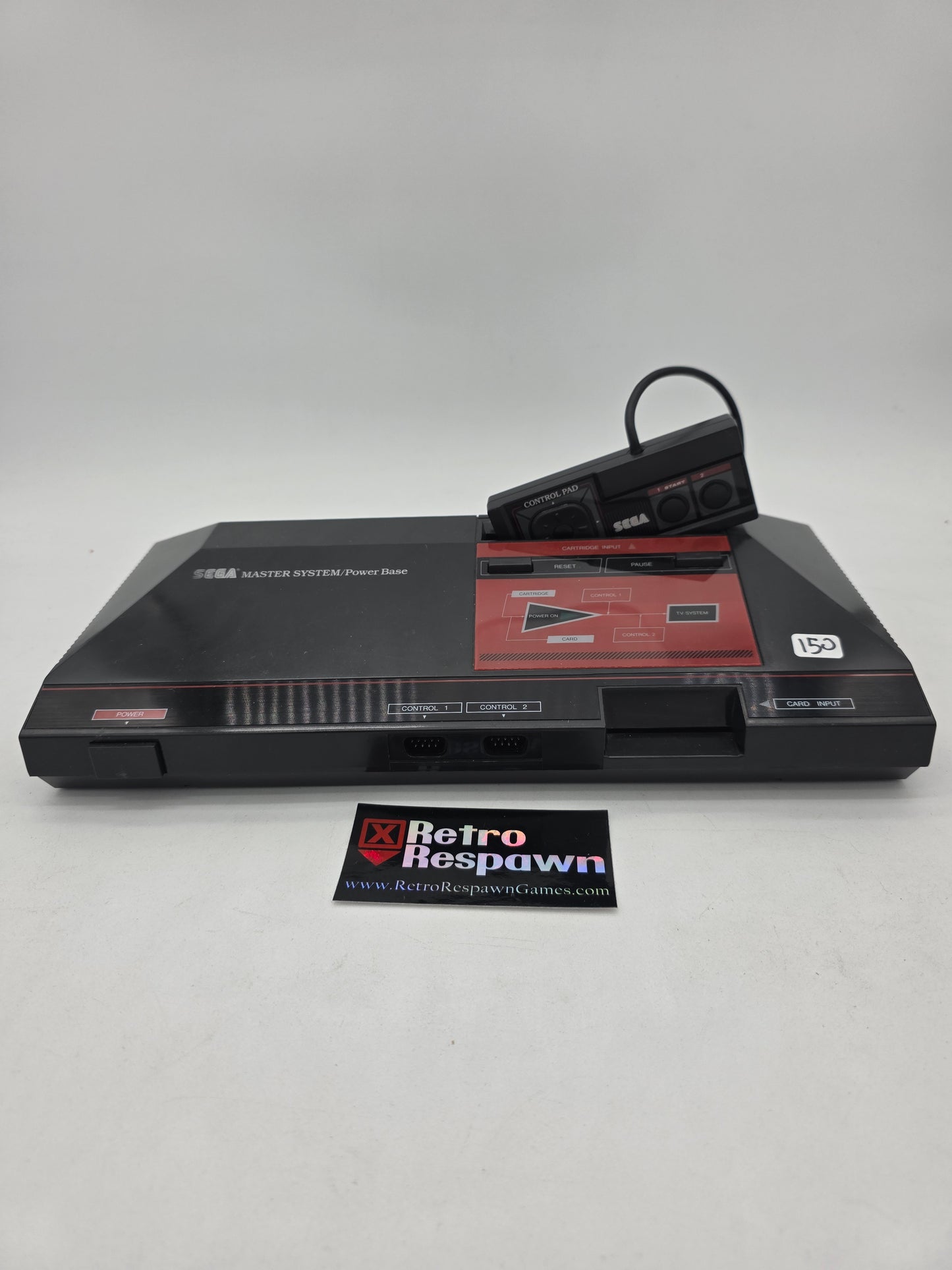 Sega Master System Console - Sega Master System (Console, Controller all wires)