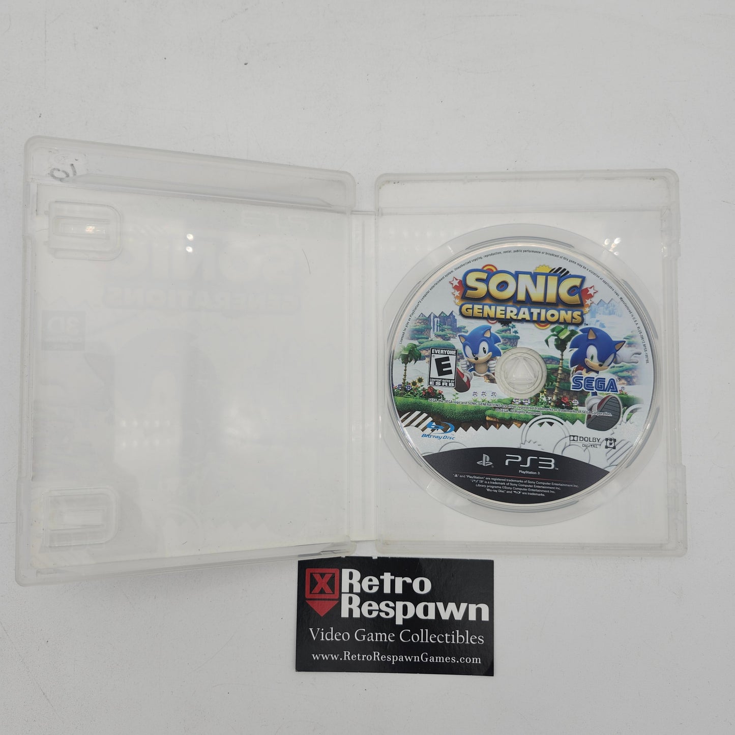 Sonic Generations - Playstation 3 (Missing Manual)