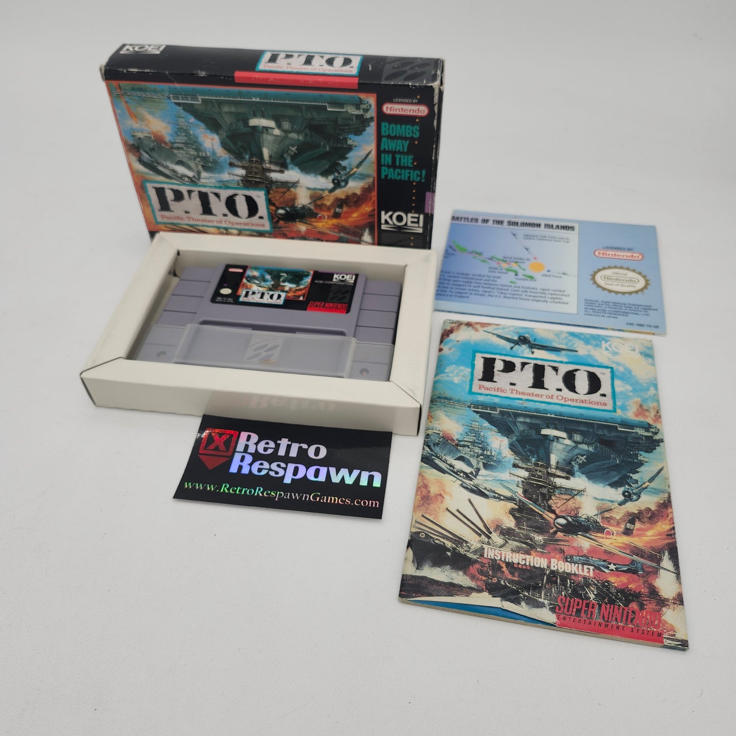 P.T.O. - Super Nintendo (Complete)
